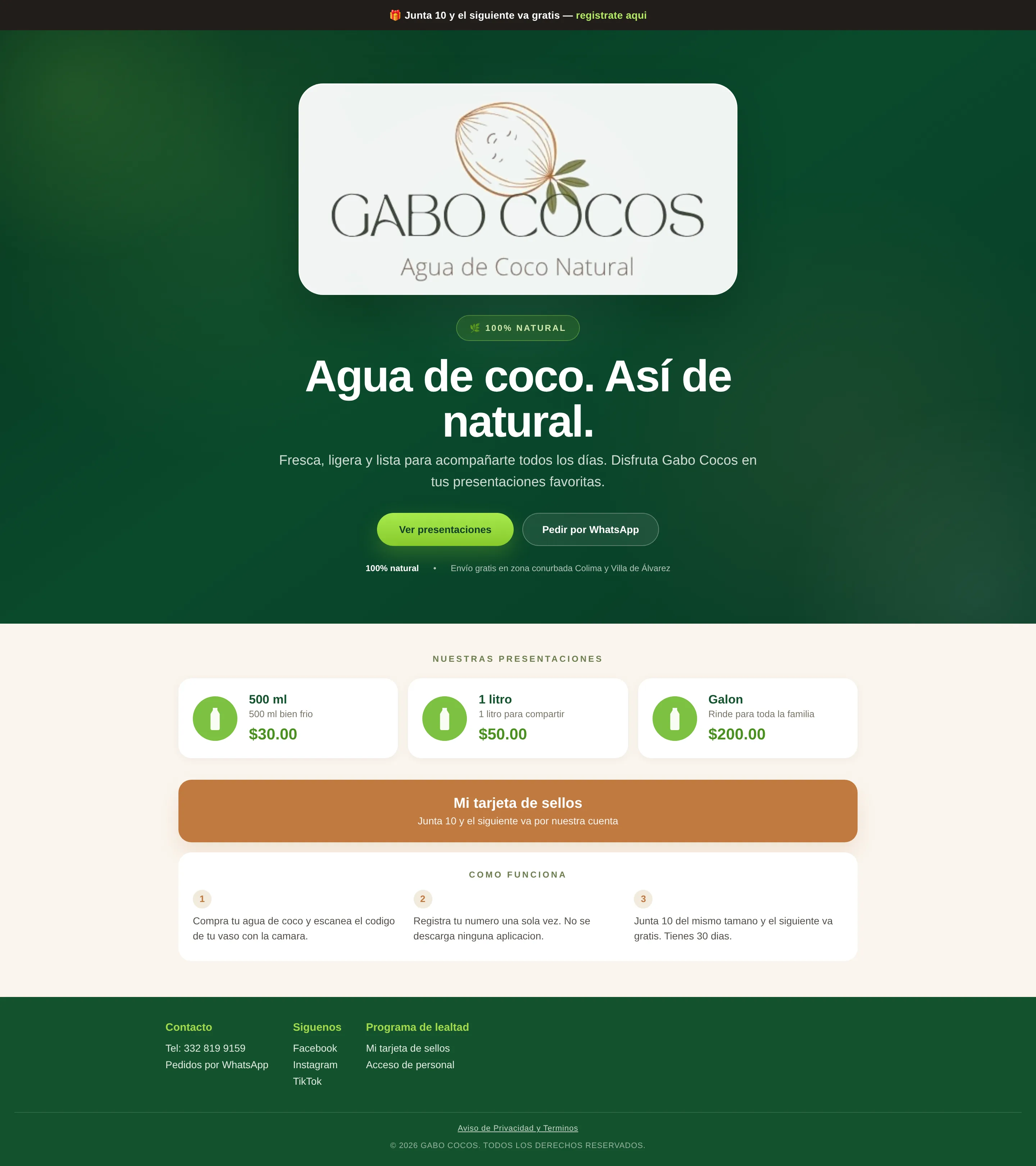 Sitio completo de Gabo Cocos